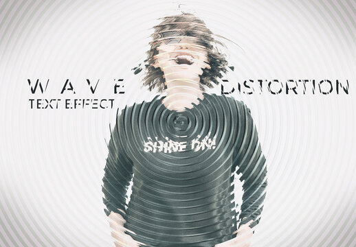 Wave Distornsion Photo Effect