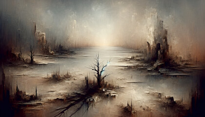 Fototapeta premium Abstract art theraphy
