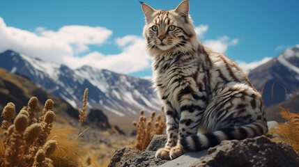 Obraz premium Beautiful, cute cat from Chile