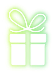 Set of Christmas neon