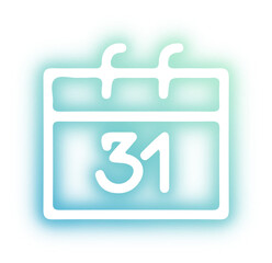 Set of Christmas neon