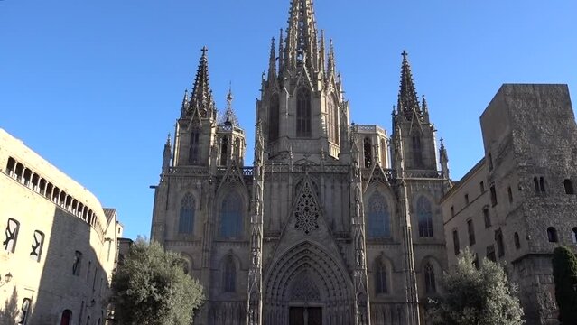 Gothic cathedral of Barcelona, Catalonia, Spain
