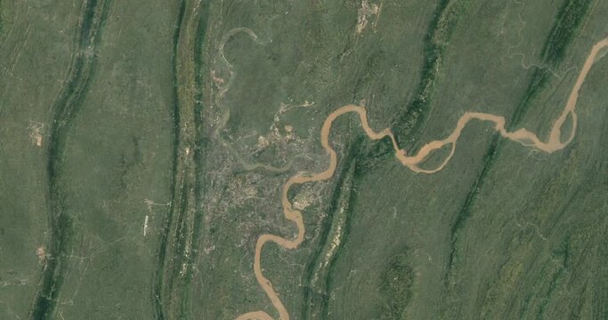 Chongqing Chronicles: Unveiling Infrastructure Growth 1987-2022. Data: www.nasa.gov