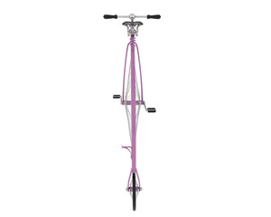 Retro bike isolated on transparent background. 3d rendering - illustration © Elscar Studios
