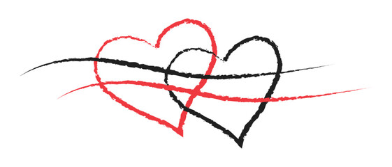 True love for valentine day vector, isolated on white background eps 10