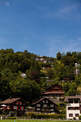 Fototapeta na wymiar A little of the charm of Swiss villages