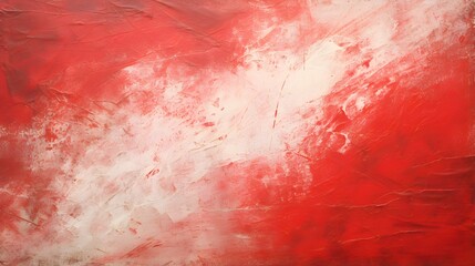 Light Red Splattered Paint on Canvas. Creative Presentation Background