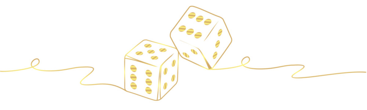 recommend clip art: Illustration line art of dice 