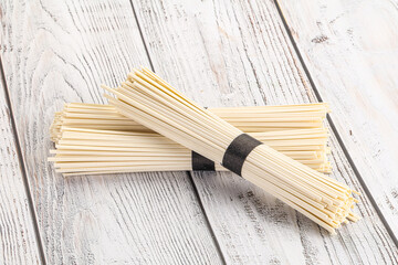 Asian cuisine - raw udon noodle