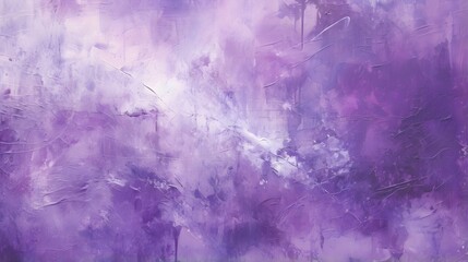 Purple Splattered Paint on Canvas. Creative Presentation Background