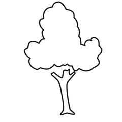 Trees Icon Line