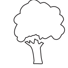 Trees Icon Line