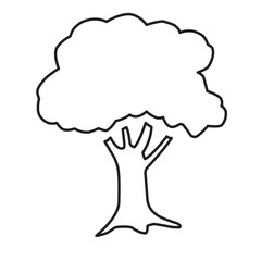 Trees Icon Line