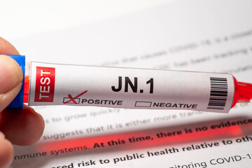 Background of SARS-CoV-2 Variant JN.1,Medical health concept