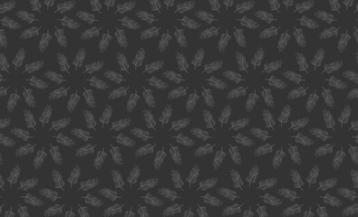 background of flora and palm leaves