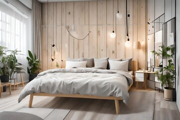 style bedroom interior display.