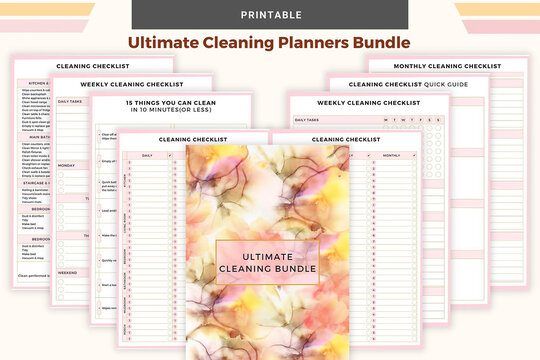 Ultimate Cleaning Planners Bundle