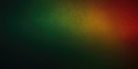 Abstract color gradient on dark grainy background, green yellow red noise texture header poster banner design, copy space