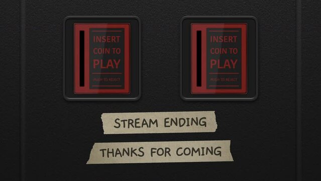 Stream Ending On A Retro Arcade Machine Loop