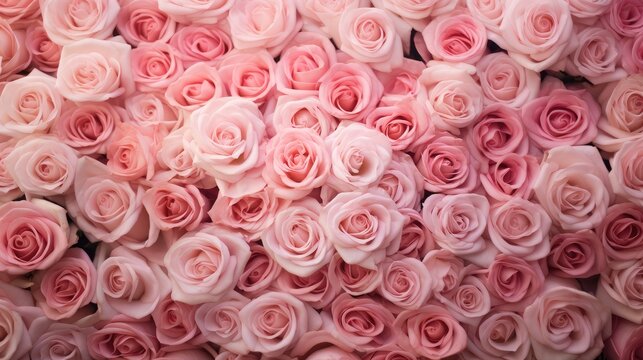 Roses stock photo close up pink rose flowers stock photo, in the style of pastel palette, biedermeier, vintage-inspired, rtx on, floral, elaborate, anne geddes 