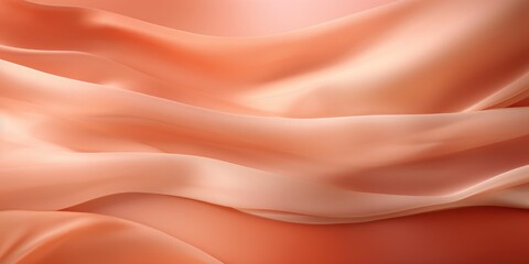 Soothing abstract silk texture peach color background for design layouts