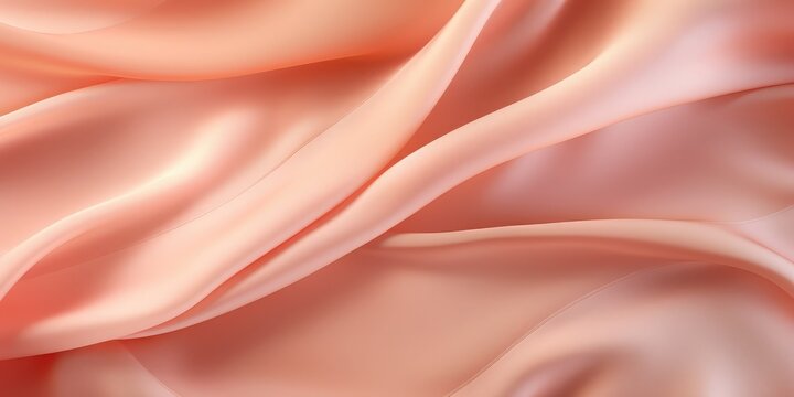 Soothing abstract silk texture peach color background for design layouts