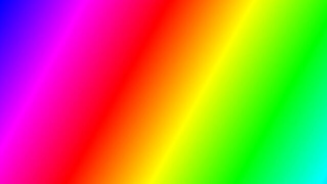 鮮やかな虹色のグラデーションパターン　斜め