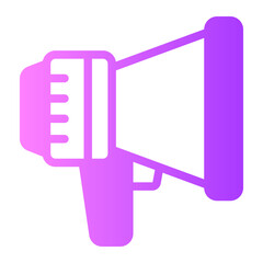 megaphone gradient icon