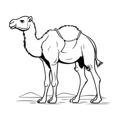 camel vector silhouette
