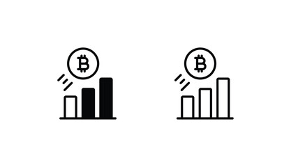 Growth icon design with white background stock illustration