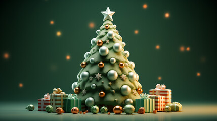 크리스마스, 크라스마스 트리, 겨울, 성탄, 성탄절 - obrazy, fototapety, plakaty
