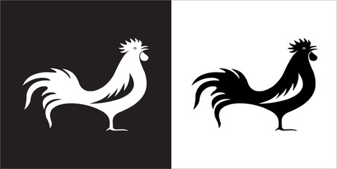 Illustration vector graphics of cock icon