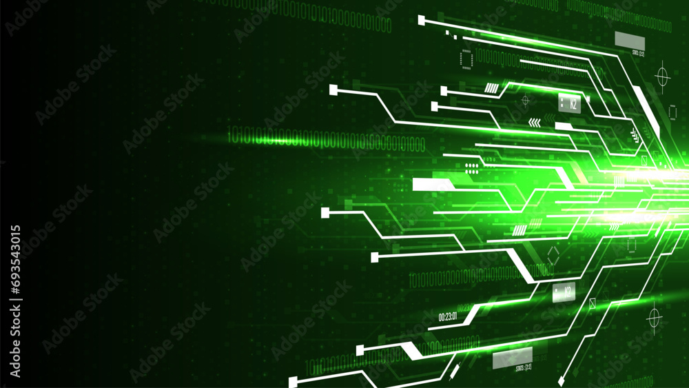 Poster abstract technology blue background.abstract speed line network computing sci fi innovative concept 