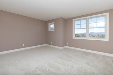 empty room with Mountain View