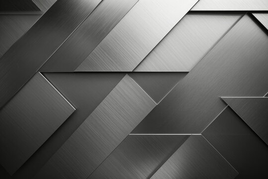 geometric abstract metal texture background