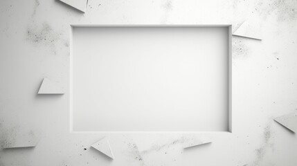 Photo frame portrait in white background