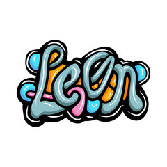 graffiti name lettering typography art illustration