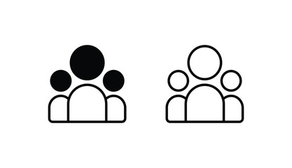 Organization icon design with white background stock illustration