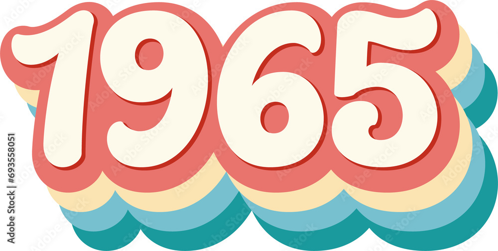 Sticker 1965 Year