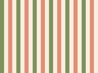 Abstract geometric seamless pattern. Trendy color Coral Vertical stripes. Wrapping paper. Print for interior design and fabric. Kids background. Backdrop in vintage and retro style.