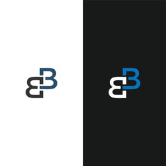 BB logo. B B design. White BB letter. BB, B B letter logo design. Initial letter BB linked circle uppercase monogram logo R letter logo vector design. 