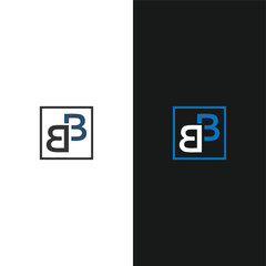 BB logo. B B design. White BB letter. BB, B B letter logo design. Initial letter BB linked circle uppercase monogram logo R letter logo vector design. 