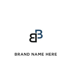 BB logo. B B design. White BB letter. BB, B B letter logo design. Initial letter BB linked circle uppercase monogram logo R letter logo vector design. 