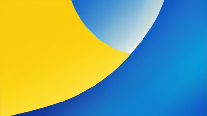 Abstrakter, verschwommener Verlaufsgitterhintergrund in blauen und gelben Farben der Nationalflagge der Ukraine. Poster- oder Bannervorlage. Leicht bearbeitbare Vektorillustration in sanften Farben oh - obrazy, fototapety, plakaty