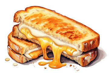Lunch sandwich grilled snack meal melted cheddar bread cheese toast background food - obrazy, fototapety, plakaty