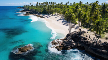 Obraz premium Tropical beach in La Romana, Dominican Republic
