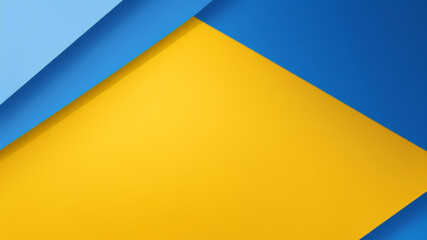 3D-Banner-Hintergrundgrafik in leuchtendem Blau-Orange-Gelb mit scharfem Pinselstrich-Hintergrunddesign in Schiefergrau, Königsblau und heller Koralle