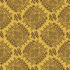 Seamless pattern with brown lines.