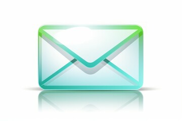 Email icon on white background