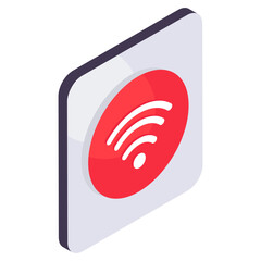 Premium download icon of wifi signal 